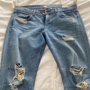 Rag & Bone boyfriend jeans -distressed
